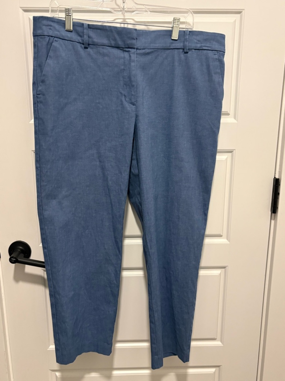 LOFT Riviera Light Blue Ankle Pants